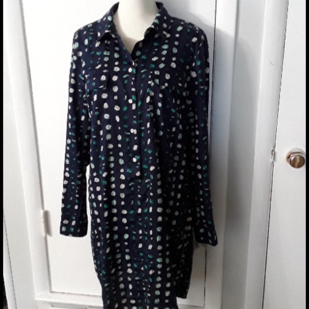 GAP shift blue dress